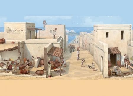 Comunidades fenicias y púnicas. Ilustrado por ªRU-MOR